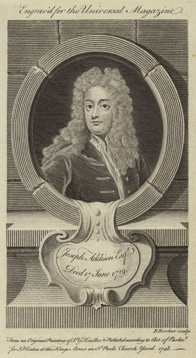 Joseph Addison, Esquire af Godfrey Kneller
