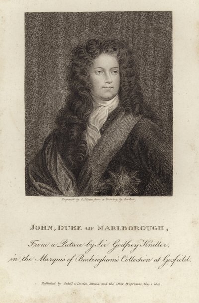 Portræt af John Churchill, hertug af Marlborough af Godfrey Kneller