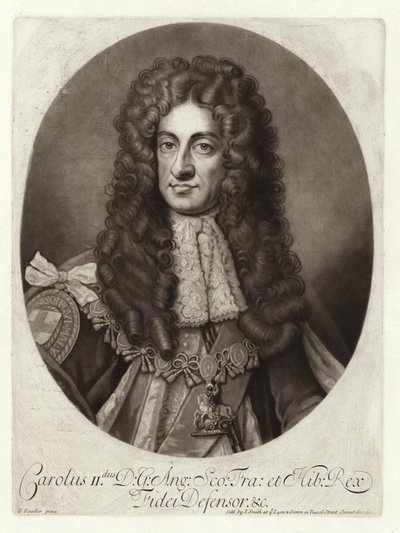 Portræt af kong Charles II af Godfrey Kneller