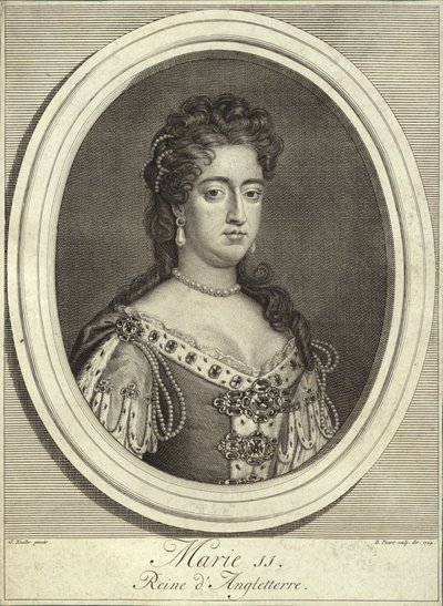 Portræt af dronning Mary II af England, Skotland og Irland af Godfrey Kneller
