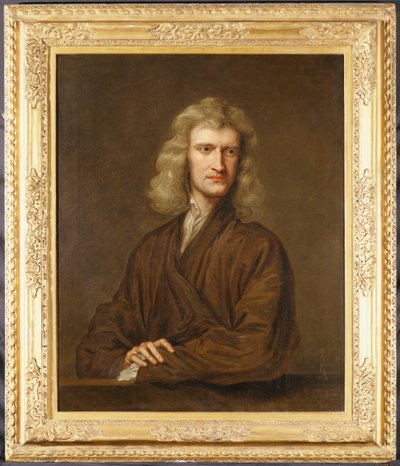 Portræt af Sir Isaac Newton af Godfrey Kneller