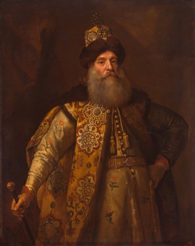 Portræt af ambassadøren Pyotr Ivanovich Potyomkin 1617-1700, 1682 af Godfrey Kneller