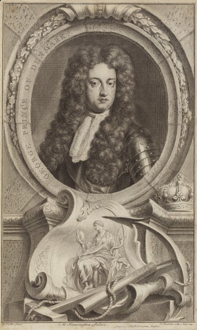 Prins Georg af Danmark og Norge af Godfrey Kneller