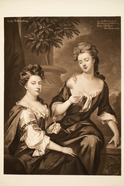 Sarah, hertuginde af Marlborough og Lady Fitzharding, pub. 1902 (collotype) af Godfrey Kneller