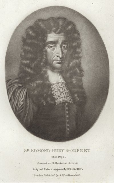 Sir Edmond Bury Godfrey af Godfrey Kneller