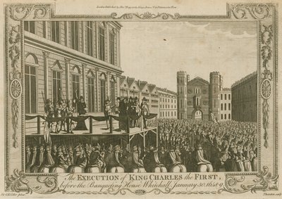Henrettelsen af kong Karl I foran Banqueting House, Whitehall, den 30. januar 1649 af Godfrey Kneller