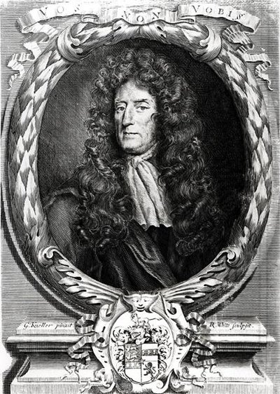 Portræt af Sir Roger LEstrange (1616-1704) af Godfrey after Kneller