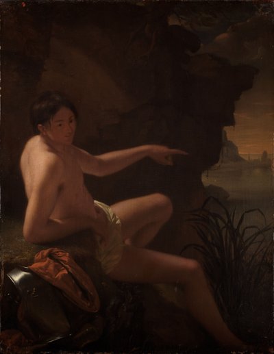 Nøgen kriger af Godfried Schalcken
