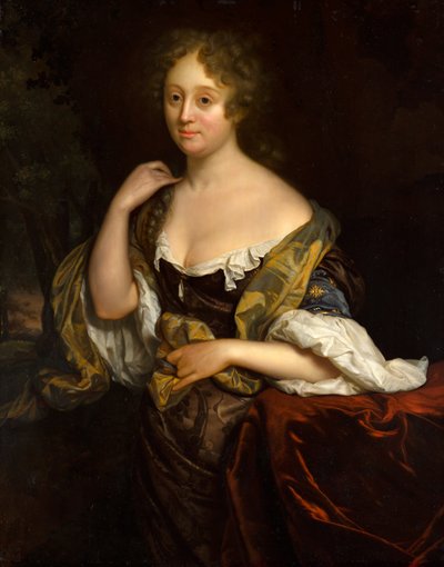 Portræt af Isabella Agneta Deutz (1658–1694/96) af Godfried Schalcken