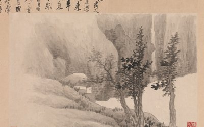 Landskaber med digte, 1688. af Gong Xian