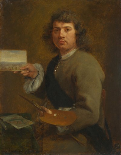 Syn (Portræt af Robert van den Hoecke (1622-1688), før 1661 (olie på træ) af Gonzales Coques