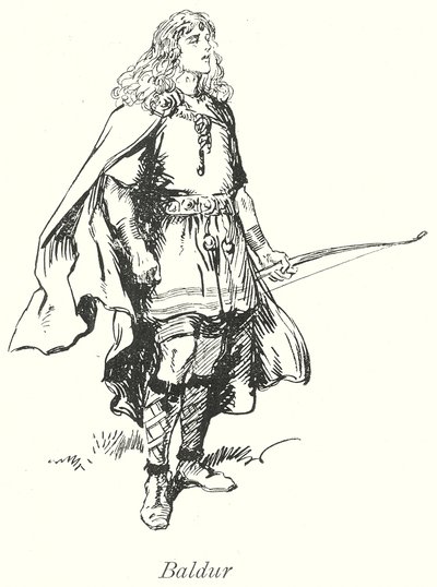 Baldur (litografi) af Gordon Frederick (after) Browne