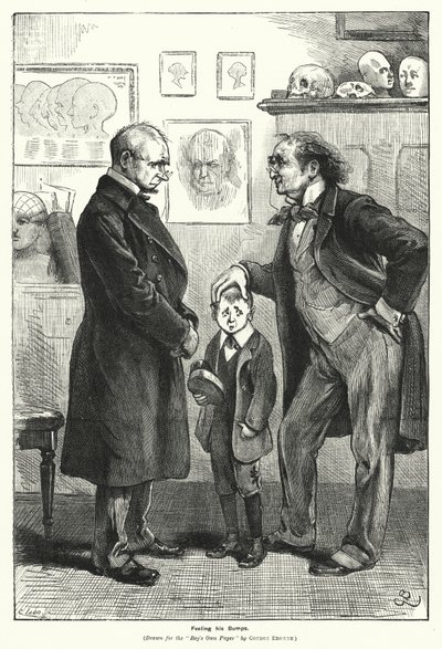Føler hans stød (gravering) af Gordon Frederick (after) Browne