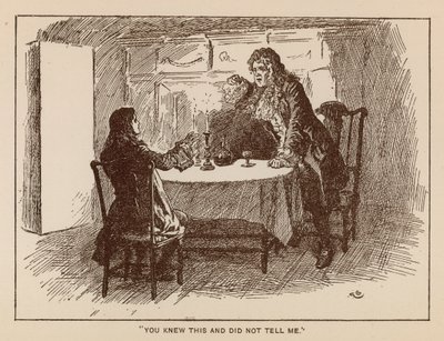 Illustration til Henry Esmonds historie af Thackeray (litho) af Gordon Frederick (after) Browne