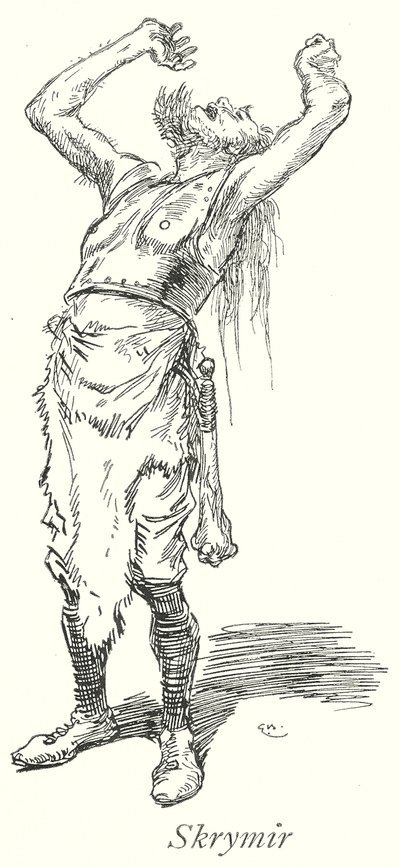 Skrymir (litografi) af Gordon Frederick (after) Browne