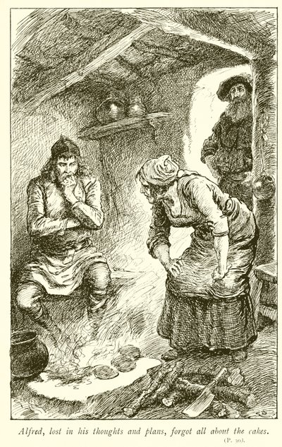 Alfred brænder kagerne af Gordon Frederick Browne