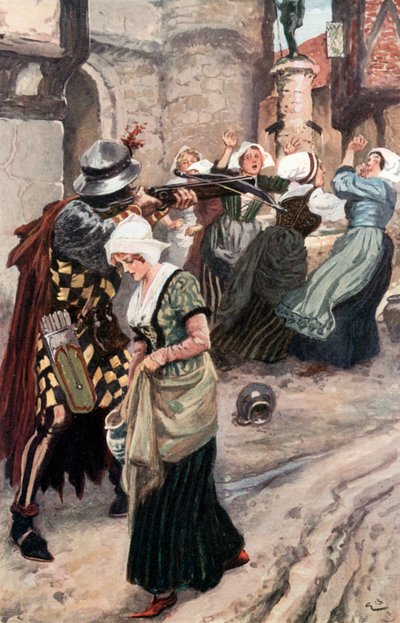 Denys tog sin armbrøst ned og lod som om han skød dem af Gordon Frederick Browne
