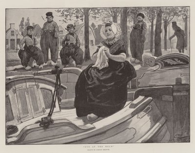 Eva ved roret af Gordon Frederick Browne