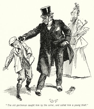 Illustration til The Story of the Treasure Seekers af E Nesbit (litho) af Gordon Frederick Browne