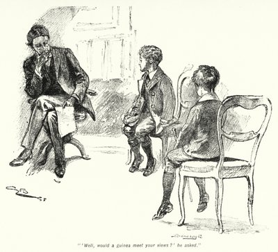 Illustration til The Story of the Treasure Seekers af E Nesbit (litho) af Gordon Frederick Browne