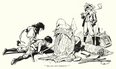 Illustration til The Story of the Treasure Seekers af E Nesbit (litho) af Gordon Frederick Browne