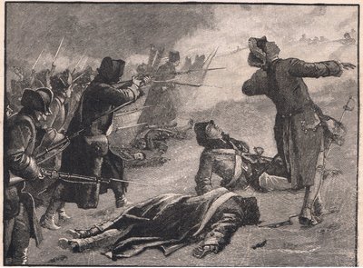 Montgomerys angreb på den lave by, Quebec AD 1775 af Gordon Frederick Browne