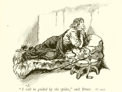 Robert Bruce og Edderkoppen af Gordon Frederick Browne
