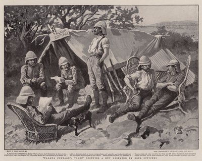 Talana Cottage, Tommy indtager en hytte forladt af boerofficerer af Gordon Frederick Browne