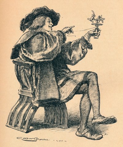 The Puppets, c1900 af Gordon Frederick Browne