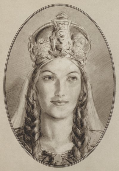 Kejserinde Theodora (litho) af Gordon Ross