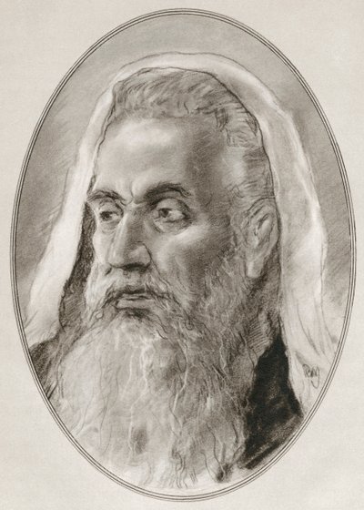 Esajas, jødisk profet fra det 8. århundrede f.Kr., fra Living Biography of Religious Leaders af Gordon Ross
