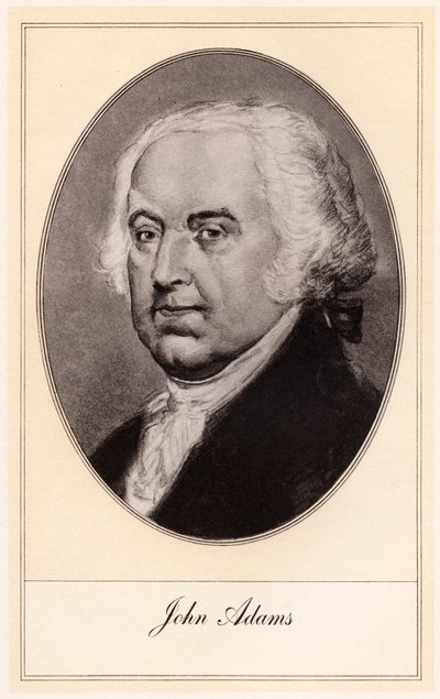 John Adams, anden præsident for USA, begyndelsen af det 20. århundrede. af Gordon Ross