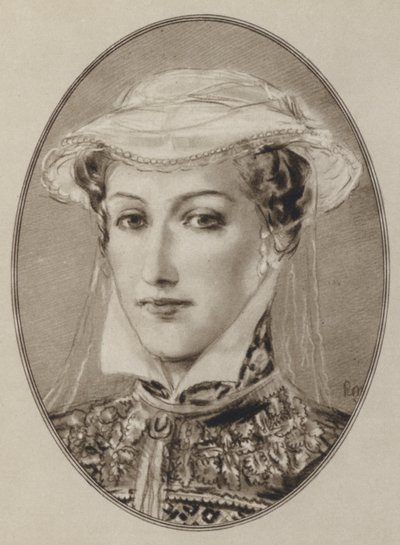 Mary Queen of Scots (litho) af Gordon Ross