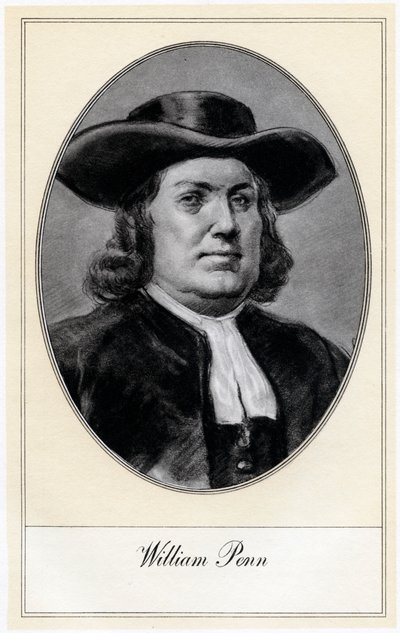 William Penn, grundlægger af Pennsylvania, begyndelsen af det 20. århundrede. af Gordon Ross