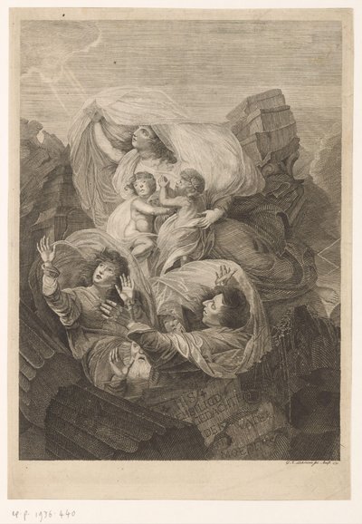 Allegorisk fremstilling af familien af Gottfried Arnold Lehman
