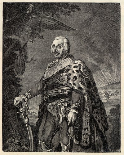 General Hans Joachim von Zieten 1699-1786. af Gottfried Daniel Berger
