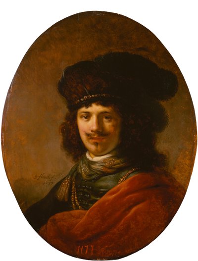 Portræt af en ung mand, 1637. af Govaert Flinck