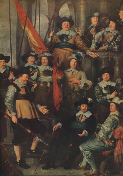 Company of the Civic Guard of Amsterdam...i 1645, 1914. af Govaert Flinck