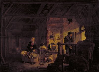 Interiør af et sommerhus af Govert Dircksz. Camphuysen