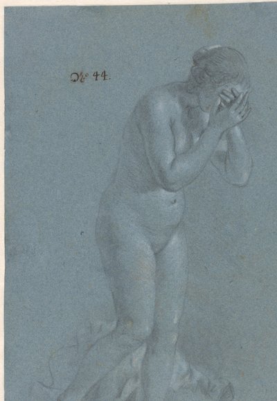 Stående kvinde med tildækket øjne af Govert Flinck (attributed to)