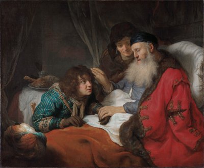 Isak velsigner Jakob af Govert Flinck