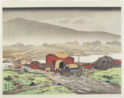 Yaba Valley, 1918 af Goyo Hashiguchi