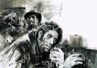 Et råb om hjælp fra den ungarske opstand (gouache på papir) af Graham Coton