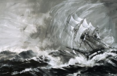 Clipper-kaptajnerne skånede ingen for at nå frem til Australien, før guldet slap op. af Graham Coton