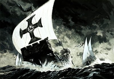 Hans Schiltberger (1380-1440) var slave i over tredive år (gouache på papir) af Graham Coton