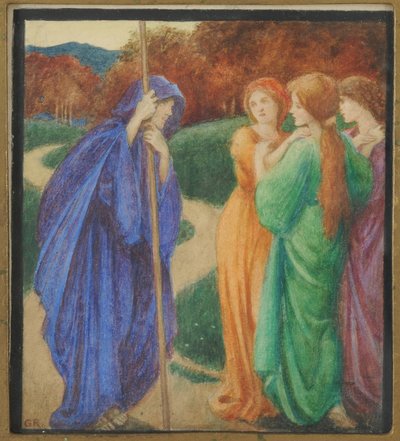 The Pilgrim, ca. 1920 (akvarel på papir) af Graham Robertson