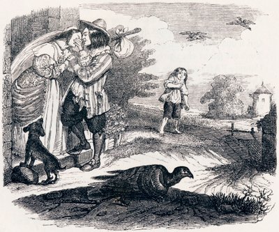 Begge duer - Fabler af La Fontaine af Grandville