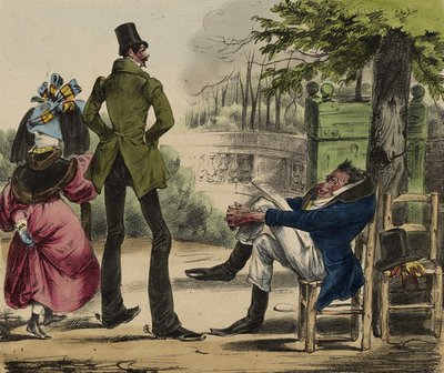 La karikatur; nr. 13, 1830-35 (håndkoloreret litho) af Grandville 1803 47 Grandville 1803 47