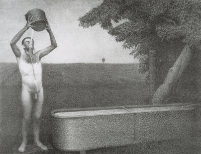 Sultry Night, 1939 af Grant Wood