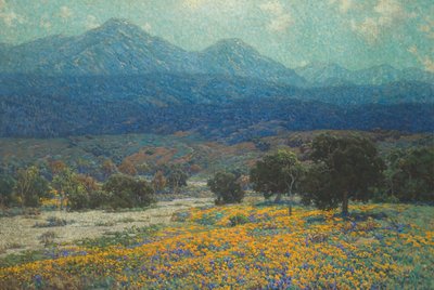 California Poppy Field, ca. 1926 af Granville Redmond